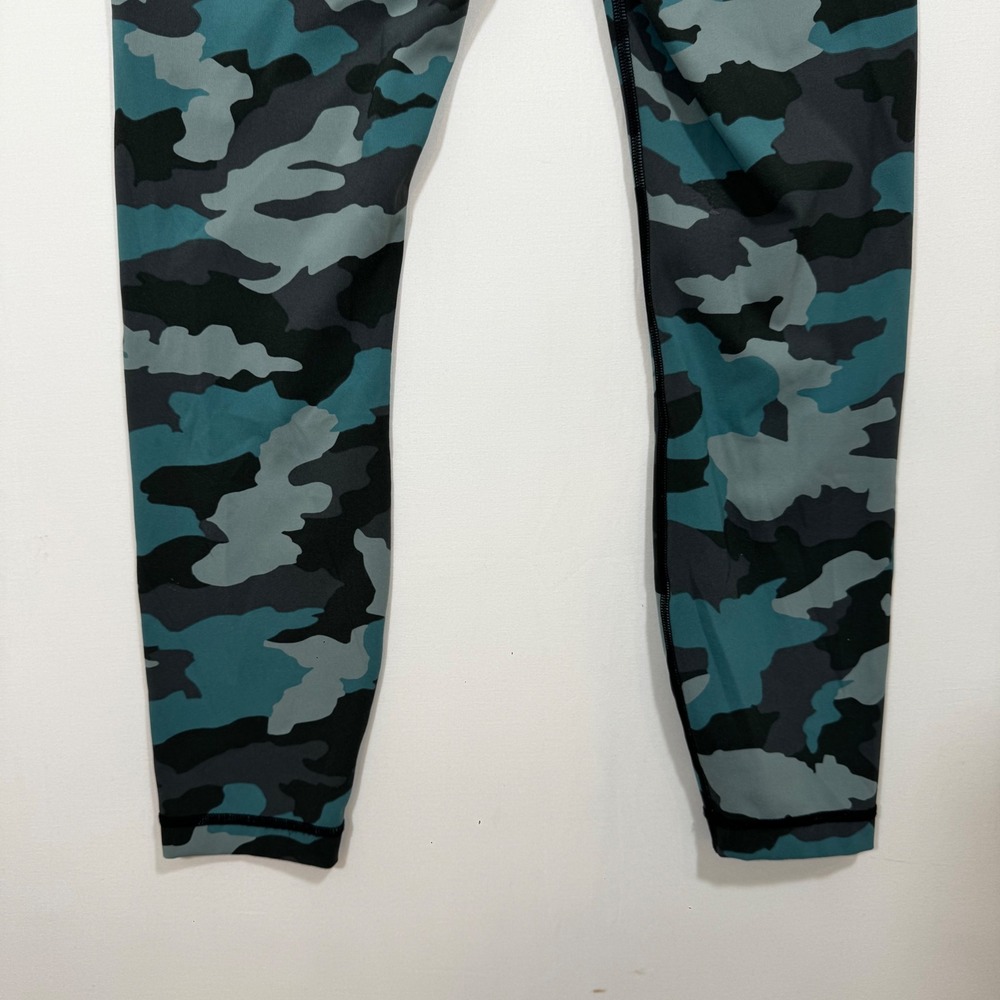 Lululemon Wunder Under High-Rise Tight 25" Teal Camo 6 Gym Yoga Athletic Workout - Picture 6 of 8